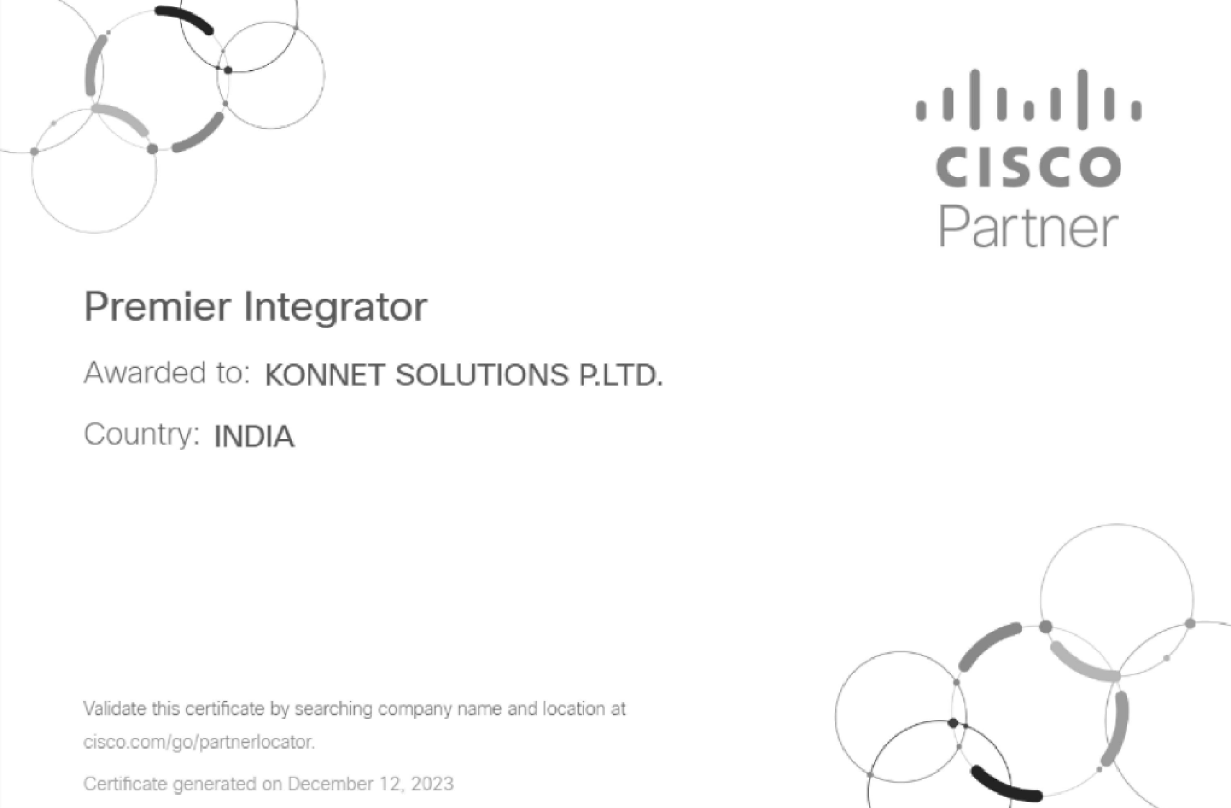 3 Konnet Certificate